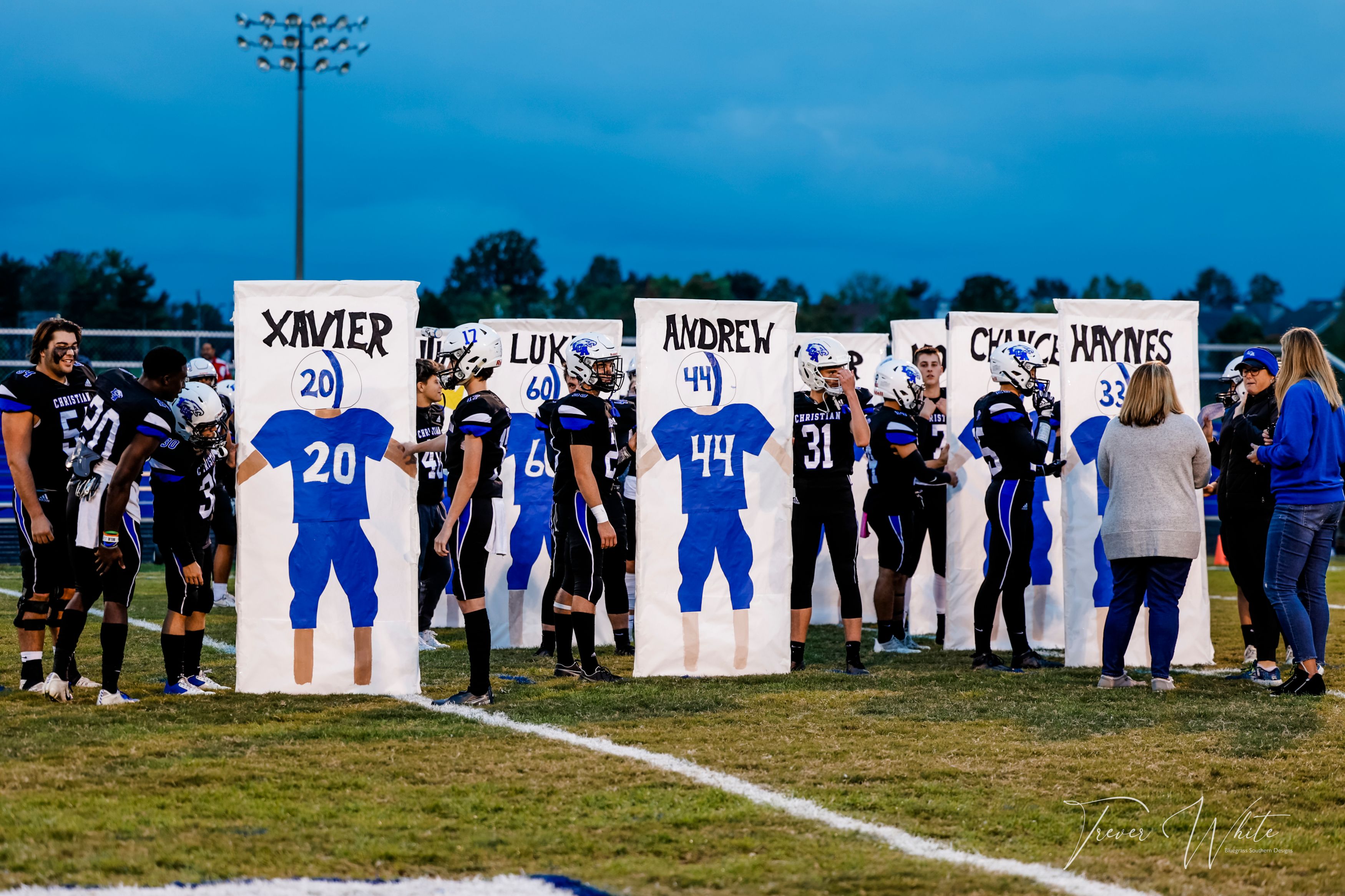 LCA Football Celebrates Seniors